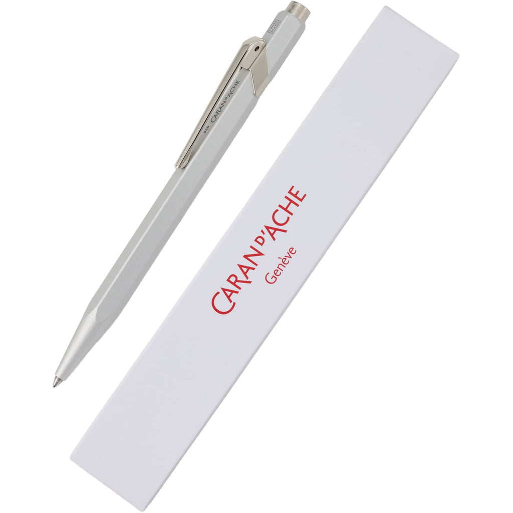 Caran d'Ache 849 Ballpoint Pen, Colormat-X - Silver - Detail 3