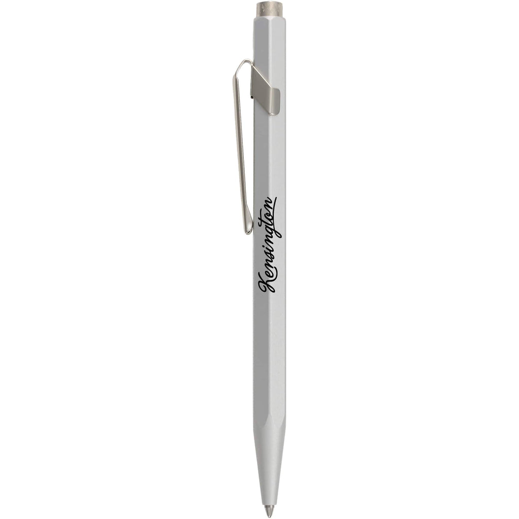 Caran d'Ache 849 Ballpoint Pen, Colormat-X - Silver - Front