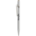 Caran d'Ache 849 Ballpoint Pen, Colormat-X - Silver - Front