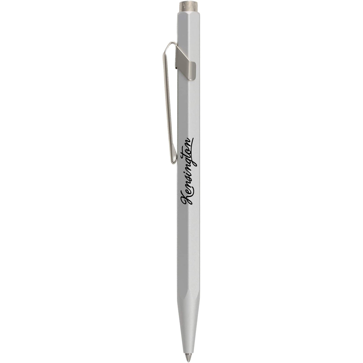 Caran d'Ache 849 Ballpoint Pen, Colormat-X - Silver - Front