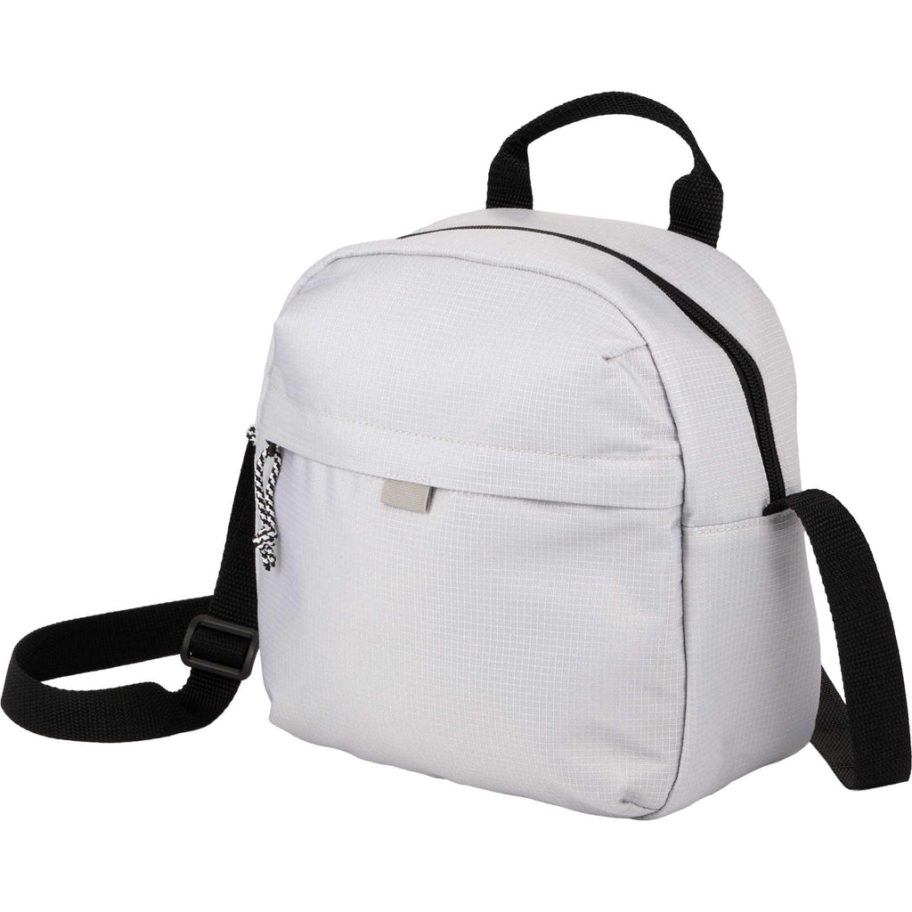 Caribou Recycled Lunch Cooler for 6 Cans Transfer - Beige - Left Angle