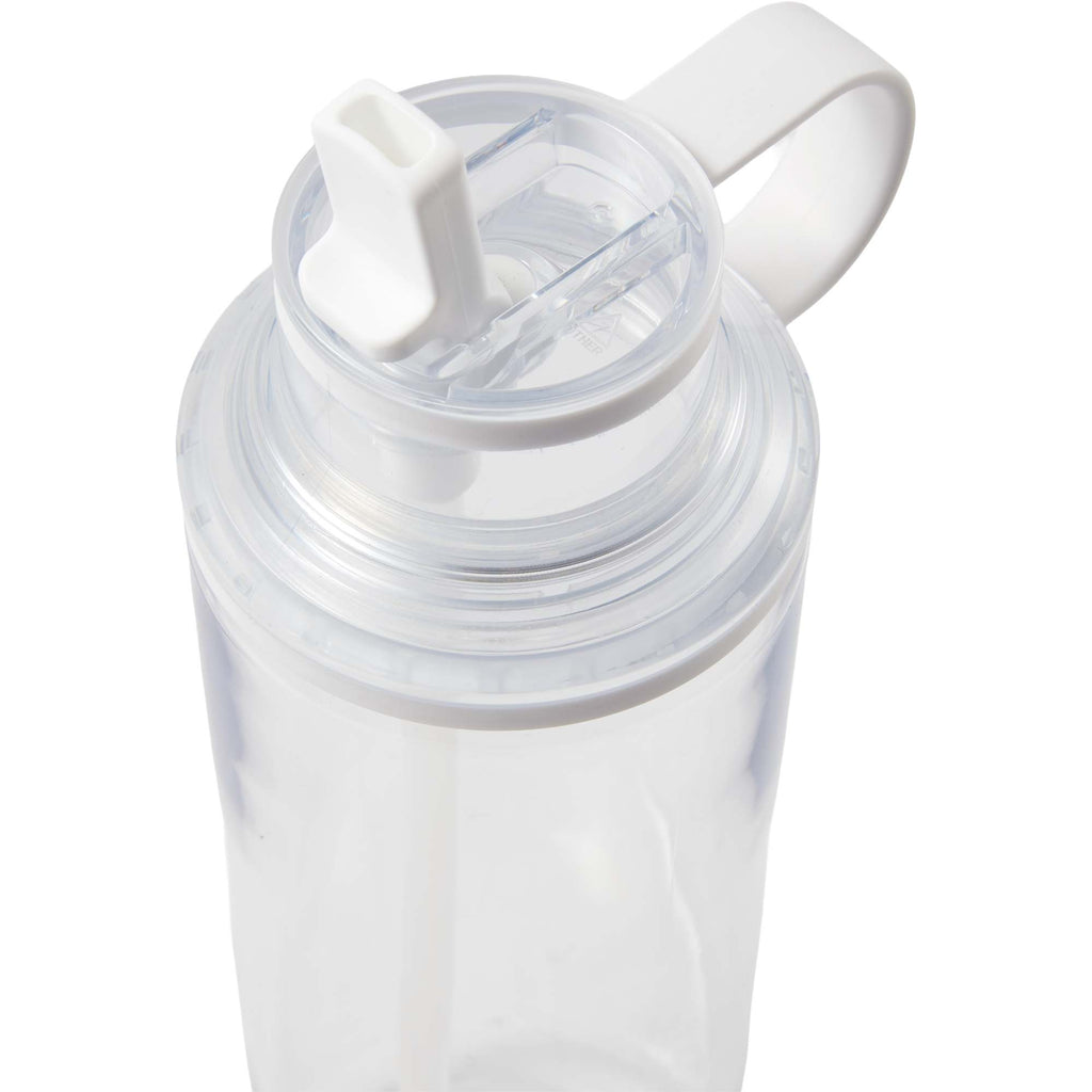 Carol Straw Sports Bottle in Recycled PET, 30 oz - Clear - Detail 2