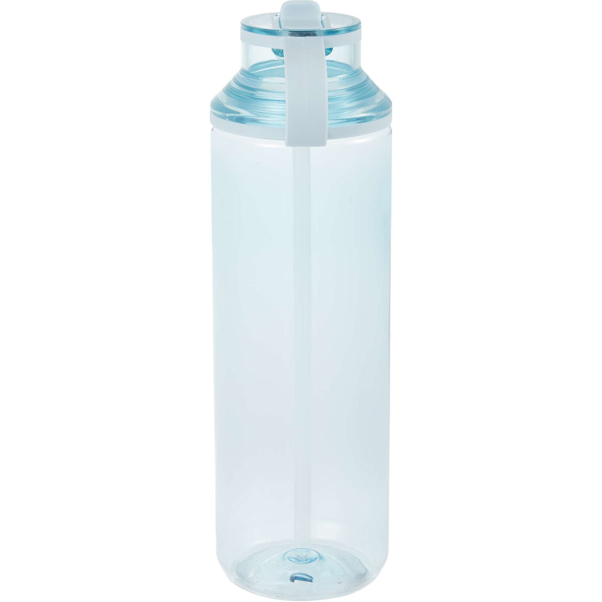 Carol Straw Sports Bottle in Recycled PET, 30 oz - Light Blue - Back