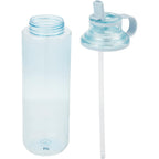 Carol Straw Sports Bottle in Recycled PET, 30 oz - Light Blue - Detail