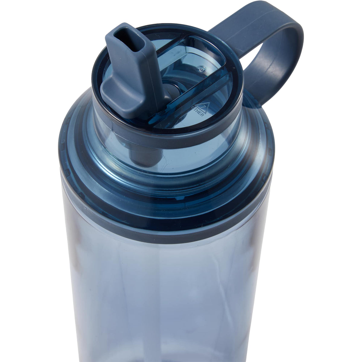 Carol Straw Sports Bottle in Recycled PET, 30 oz - Midnight Blue - Detail 2