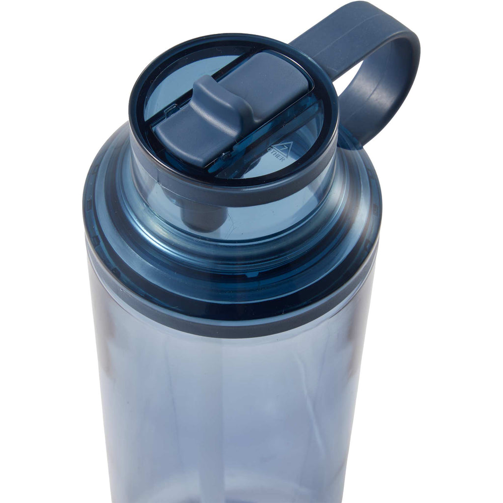 Carol Straw Sports Bottle in Recycled PET, 30 oz - Midnight Blue - Detail 3