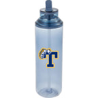 Carol Straw Sports Bottle in Recycled PET, 30 oz - Midnight Blue - Front