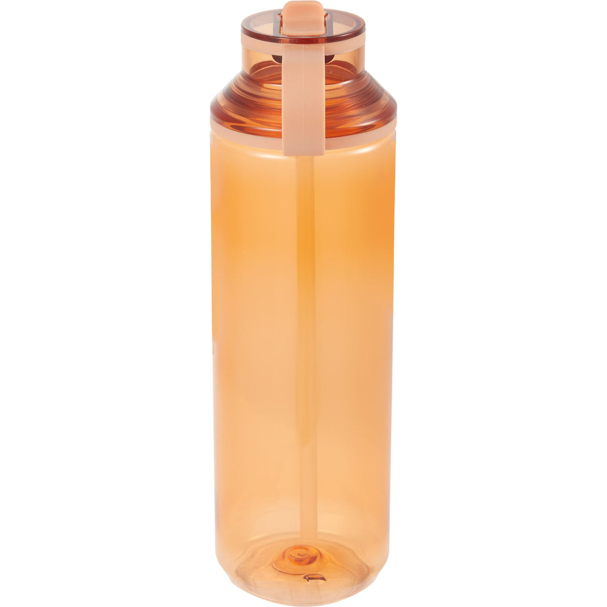 Carol Straw Sports Bottle in Recycled PET, 30 oz - Orange - Back