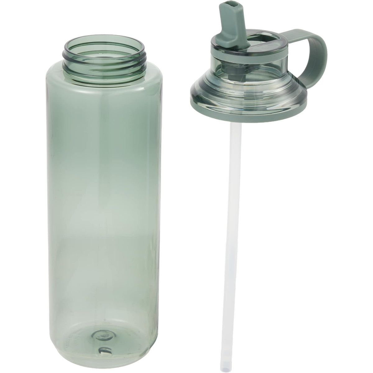 Carol Straw Sports Bottle in Recycled PET, 30 oz - Sage - Detail