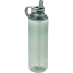 Carol Straw Sports Bottle in Recycled PET, 30 oz - Sage - Right Angle