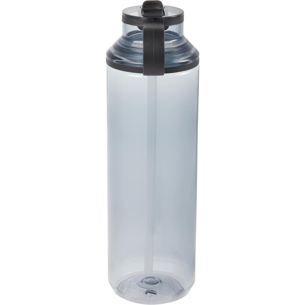 Carol Straw Sports Bottle in Recycled PET, 30 oz - Smoke - Back