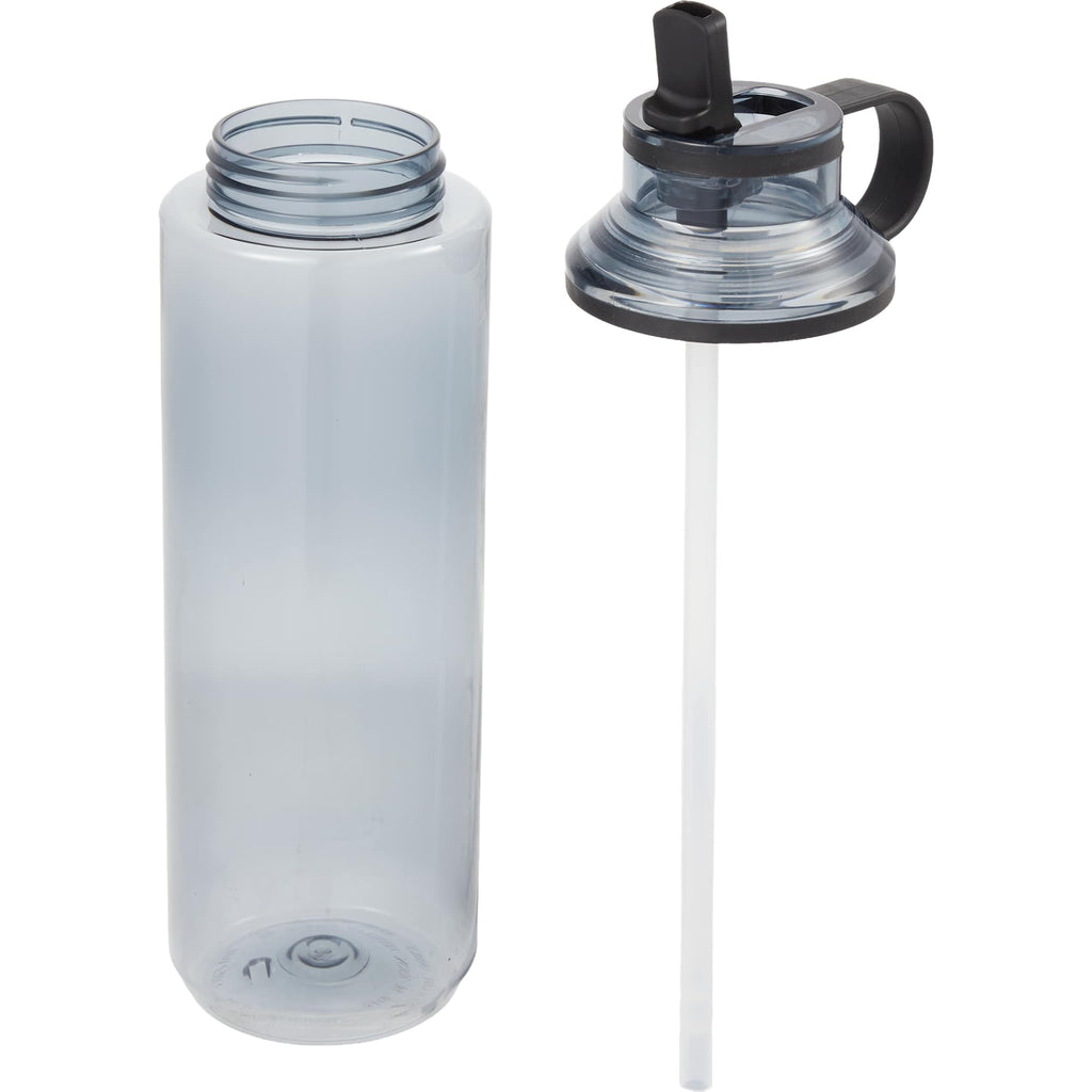 Carol Straw Sports Bottle in Recycled PET, 30 oz - Smoke - Detail