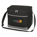 Carter Cooler Bag, Quilted - Black - Colorbrite