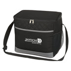 Carter Cooler Bag, Quilted - Black - Silk Screen
