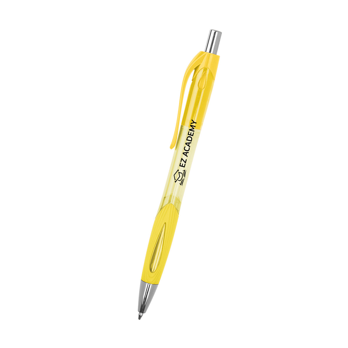 Carter Pen in Recycled ABS - Yellow - Silk Screen