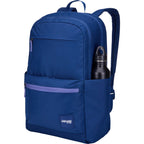 Case Logic Uplink Recycled Laptop Backpack, 26L Embroidery - Navy Blue - Left Angle