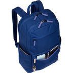 Case Logic Uplink Recycled Laptop Backpack, 26L Embroidery - Navy Blue - Right Angle 3