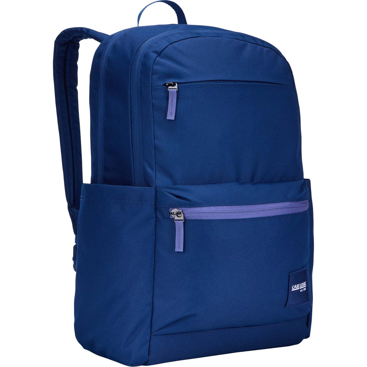 Case Logic Uplink Recycled Laptop Backpack, 26L Embroidery - Navy Blue - Right Angle 4