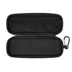 Case with a Carabiner, Protective - Black - Open
