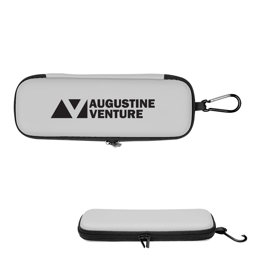 Case with a Carabiner, Protective - Gray - Silk Screen