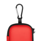 Case with a Carabiner, Protective - Red - Carabiner