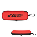 Case with a Carabiner, Protective - Red - Silk Screen