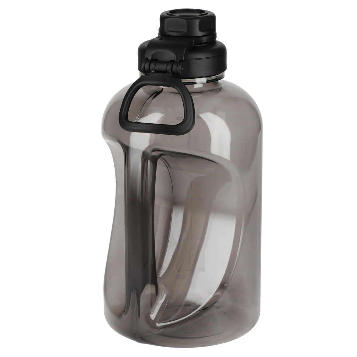 Cena Half Gallon Sports Jug in Recycled Plastic, 64 oz - Charcoal - Back 2