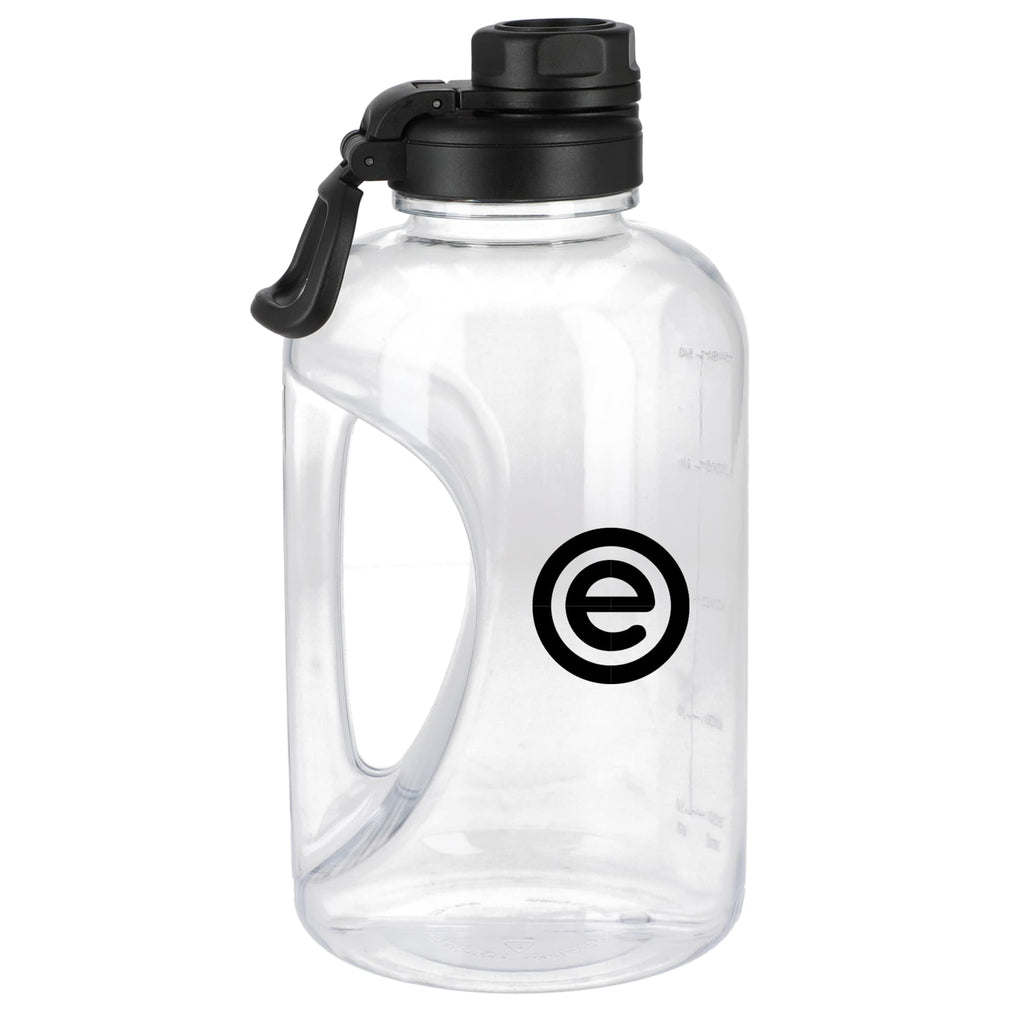 Cena Half Gallon Sports Jug in Recycled Plastic, 64 oz - Clear - Right Side