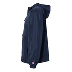 Champion Unisex Packable Anorak Jacket Embroidery - Navy - Direct Side