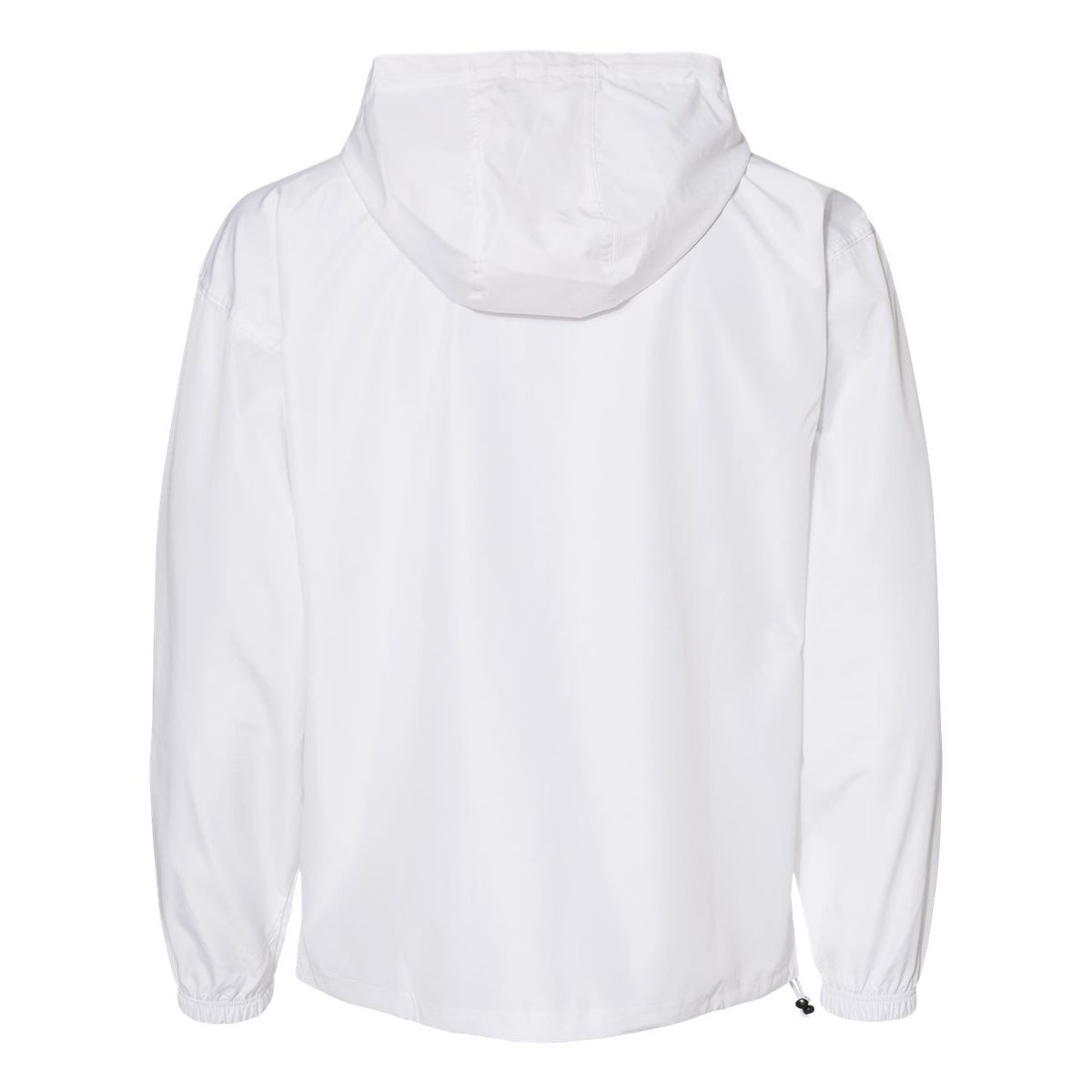 Champion Unisex Packable Anorak Jacket Embroidery - White - Back