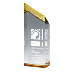 Chisel Tower Award, Large - Gold - Laser Engraving