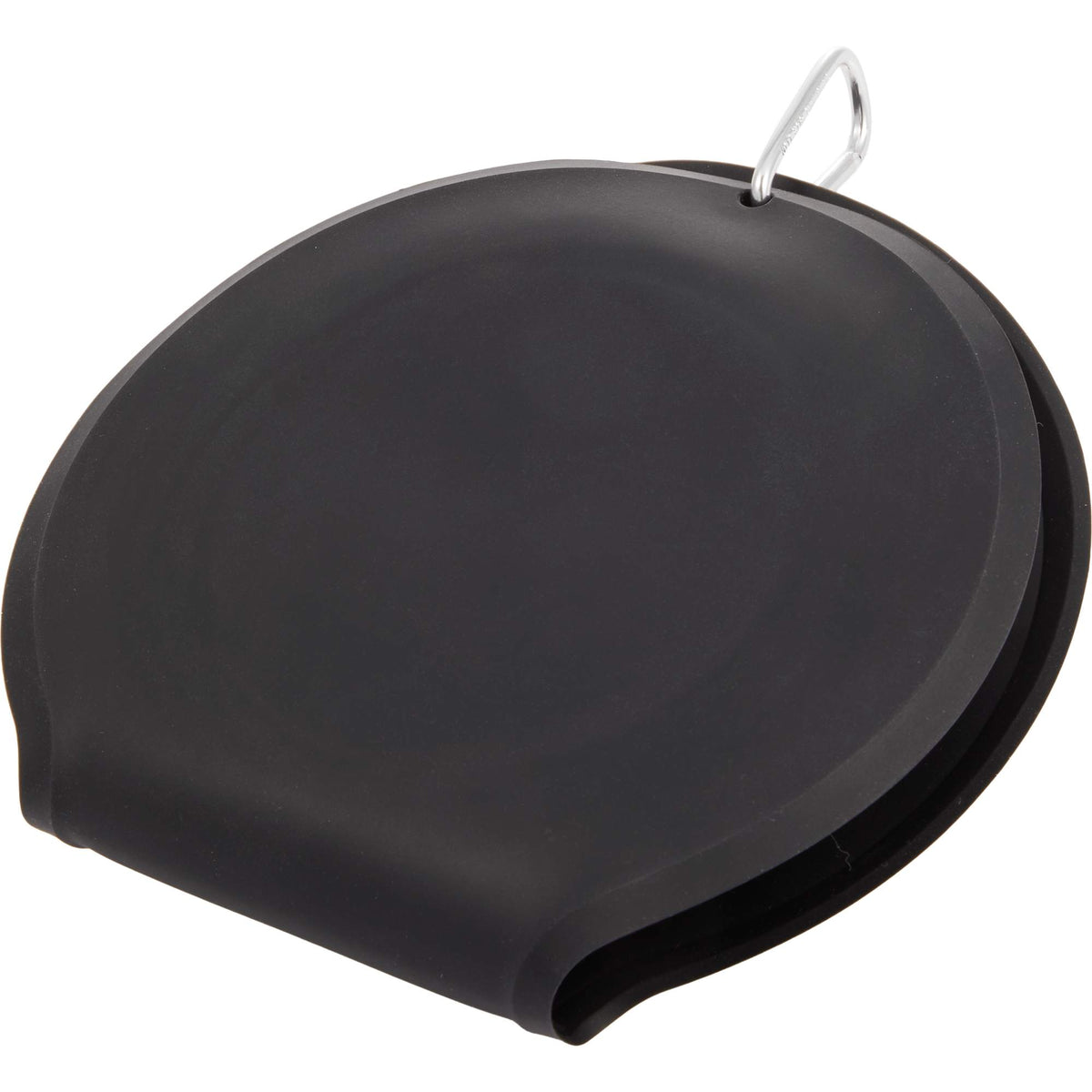 ChowTime Collapsible Dual Pet Bowl with Slow Feeder - Black - Left Angle 2
