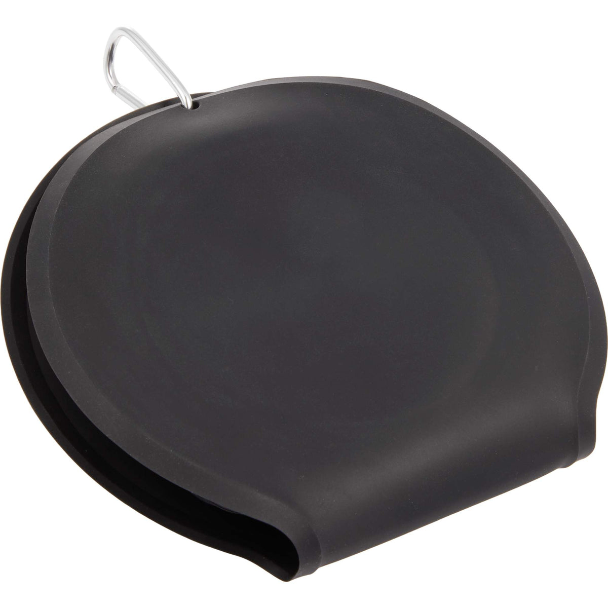 ChowTime Collapsible Dual Pet Bowl with Slow Feeder - Black - Right Angle 2