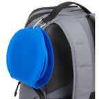 ChowTime Collapsible Dual Pet Bowl with Slow Feeder - Blue - Detail 3