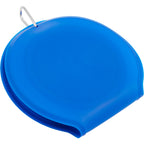 ChowTime Collapsible Dual Pet Bowl with Slow Feeder - Blue - Right Angle 2