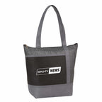 Chrome Non-Woven Lunch Cooler for 9 Cans - Black - Photo