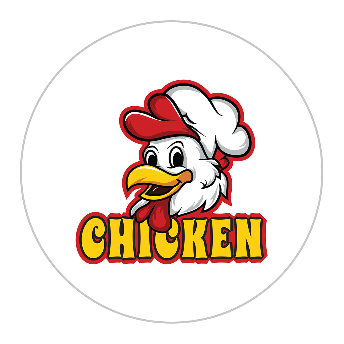 Circular Sticker, Ultra Removable - Ultra Removable Circle Sticker