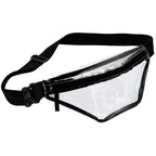 Clear Stadium Fanny Pack in PVC - Black - Photo 2