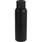Clio Insulated Straw Lid Bottle in Recycled Steel, 22 oz Laser Engraving - Black - Back