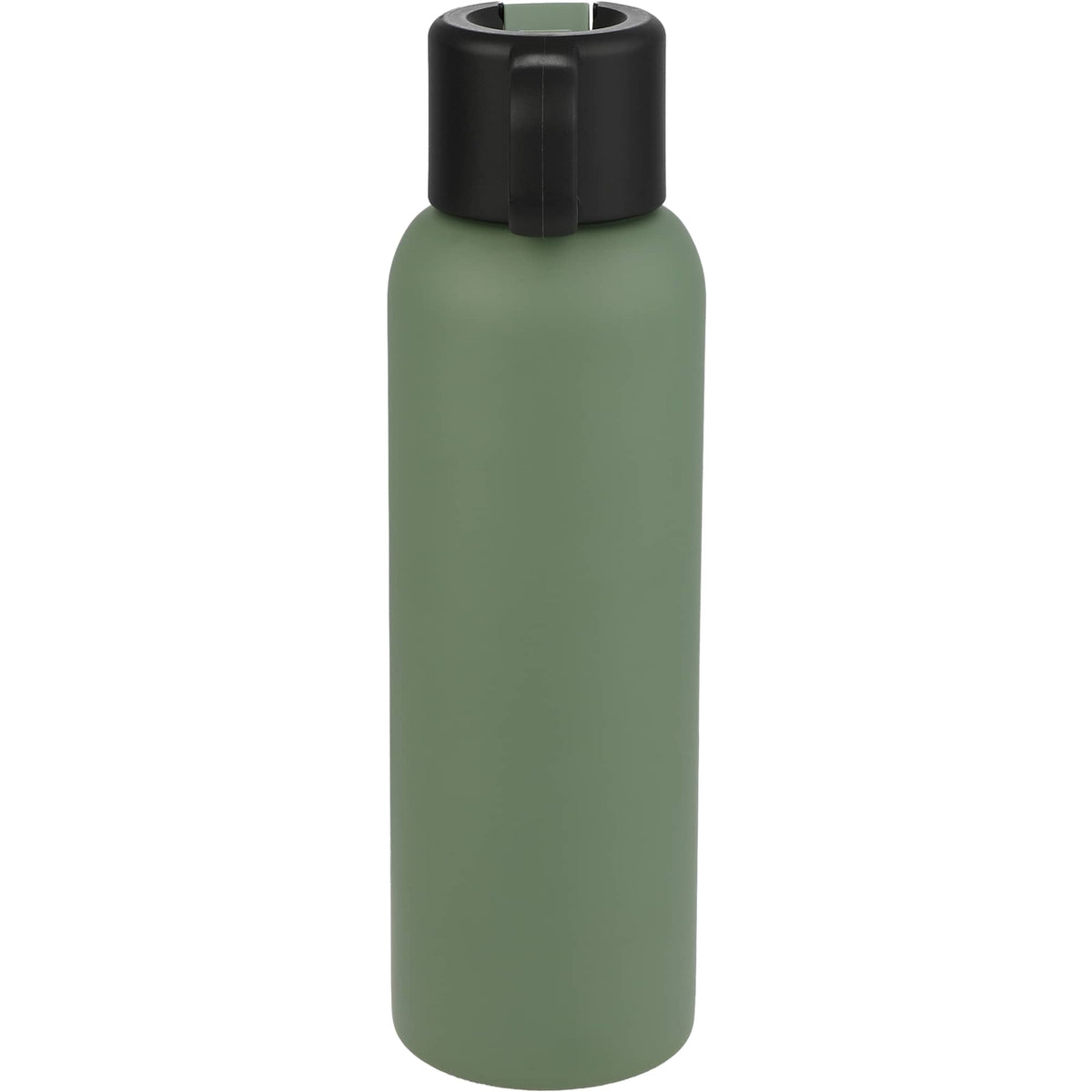 Clio Insulated Straw Lid Bottle in Recycled Steel, 22 oz Laser Engraving - Sage - Back