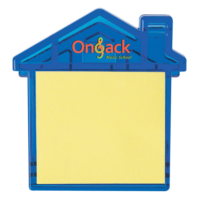 Clip Shaped Like a House, with Sticky Notes
