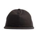 Coal Atlas Five Panel Cap with Rope Detail Transfer - Black - Front