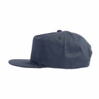 Coal Atlas Five Panel Cap with Rope Detail Transfer - Vintage Navy - Left