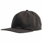 Coal Bronson Unstructured Cap in Recycled Twill Transfer - Black - Left Angle