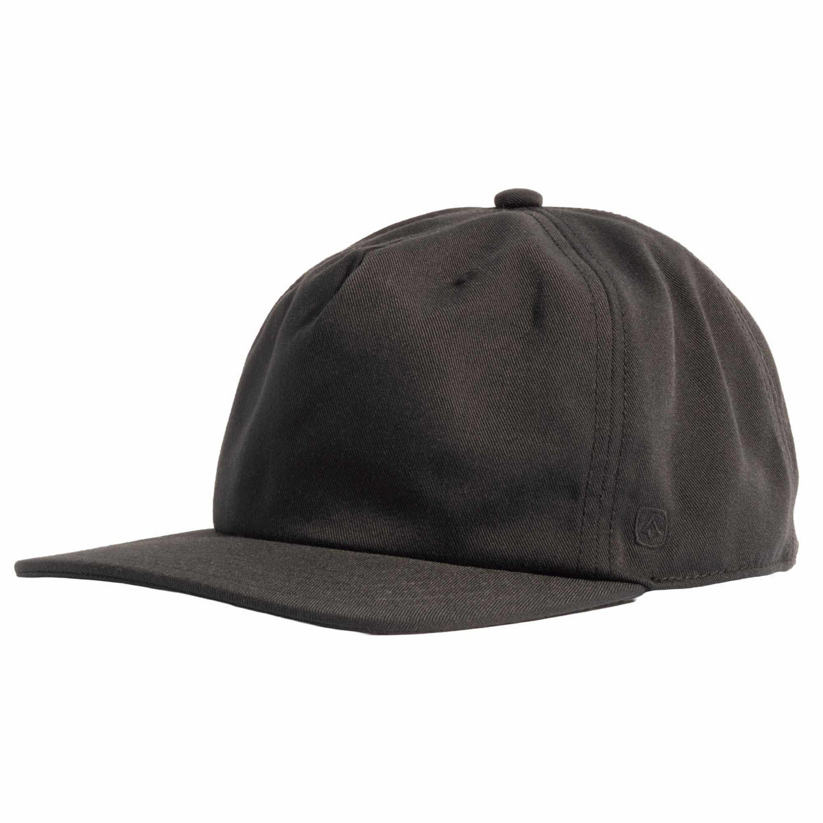 Coal Bronson Unstructured Cap in Recycled Twill Transfer - Black - Left Angle
