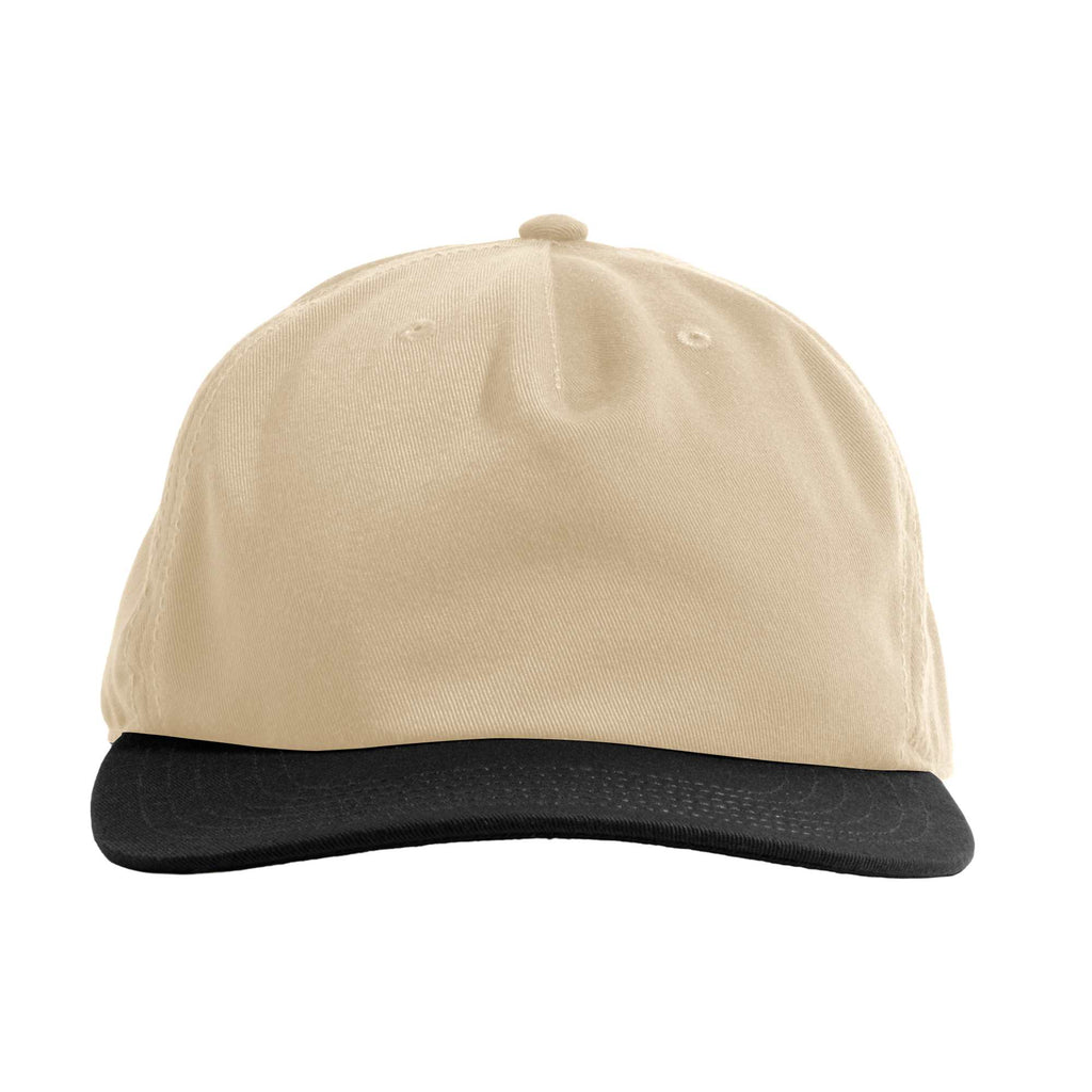 Coal Bronson Unstructured Cap in Recycled Twill Transfer - Desert Khaki - Front