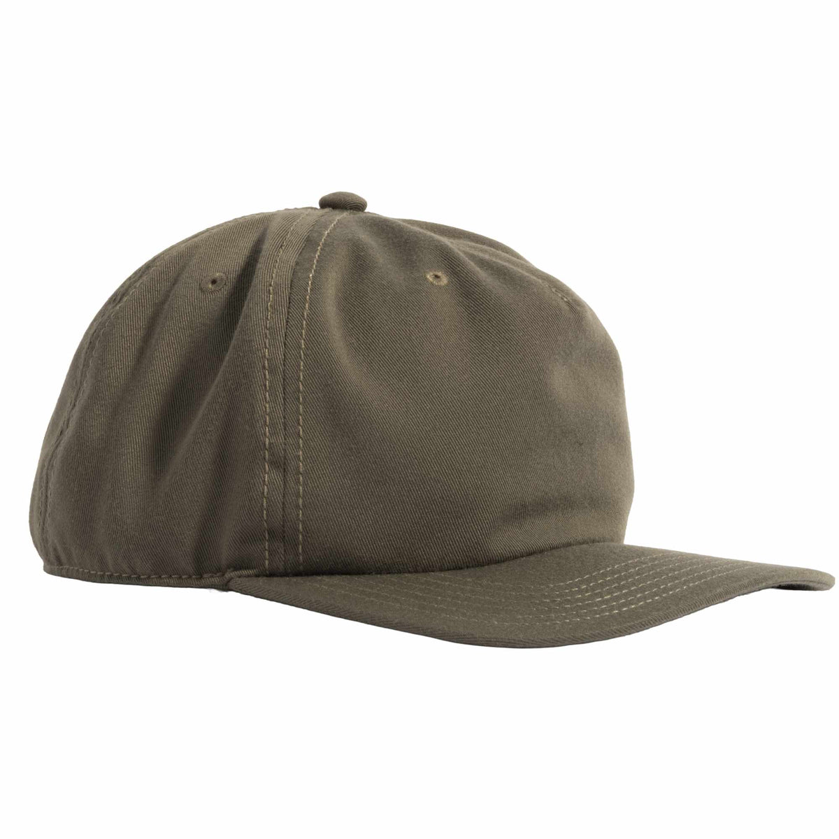 Coal Bronson Unstructured Cap in Recycled Twill Transfer - Loden - Right Angle