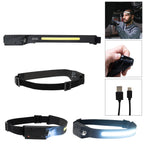COB Headlamp, Rechargeable - Rechargeable COB Headlamp