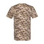 Code Five Unisex Camo Tee Full Color - Sand Digital - Back