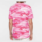 Code Five Unisex Camo Tee - Pink Woodland - On Model Back